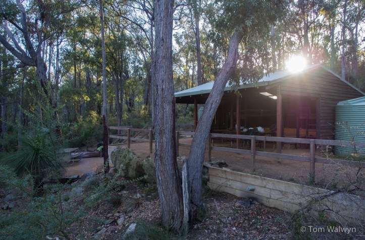 Monadnock Hut - arriving with the sun falling it's too good to leave. We're alone too