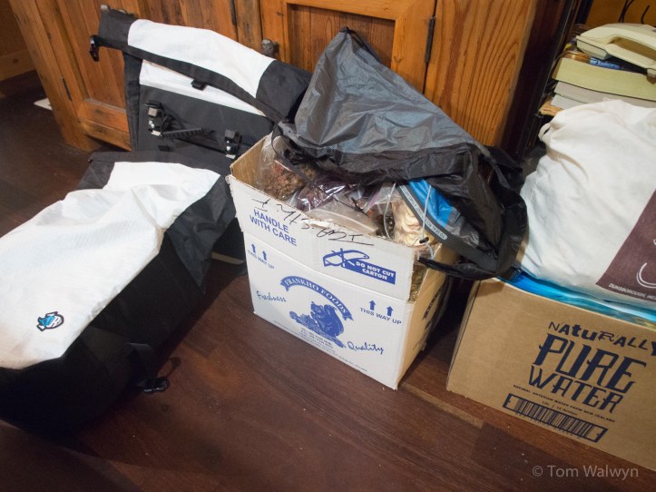 35 days in two boxes - to be packed into two panniers - then time to rest