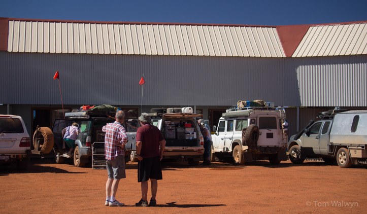 The tourist facilities at Kunawaritji - a washing machine, showers and even rooms to rent.