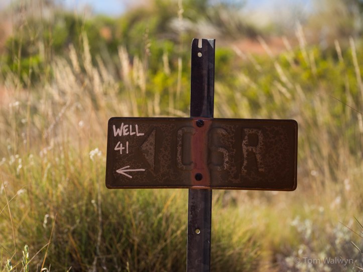 While the northern signage is different again