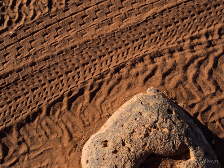 mixed prints - Hüsker Dü and Big Fat Larry overlying 4WD