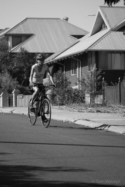 The initial round-the-block test ride auto-extended to several laps.  Grins magnified each time.