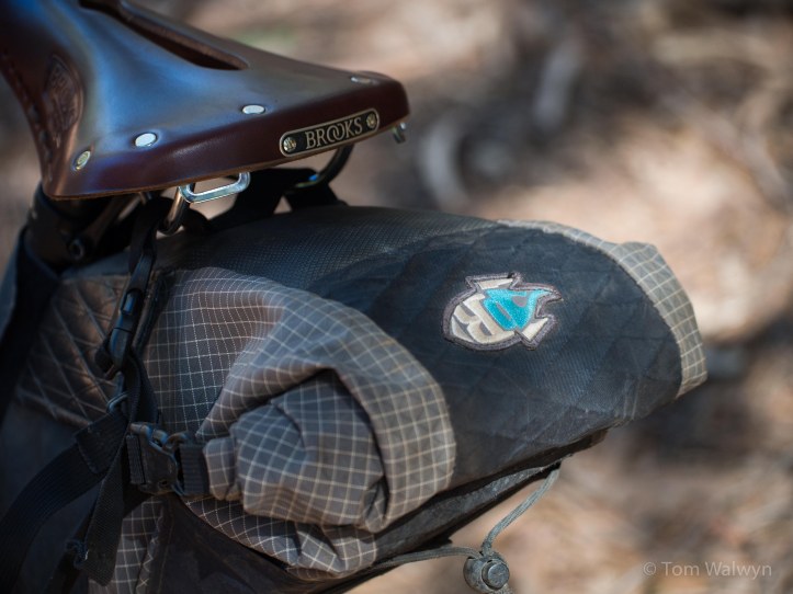 Sarah's well used Porcelain Rocket seat-pack survived the Mendoza loss - and is now well ensconced on the one bike to rule them all :-)