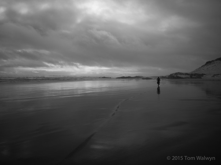 Plenty of space to get lost between sky, sea and sand