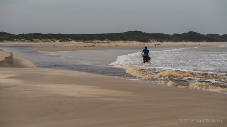 Mental note: must stay out of the waves.  